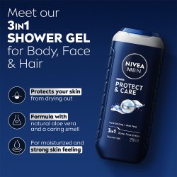 Nivea Men Protect & Care Shower Gel 250 ml