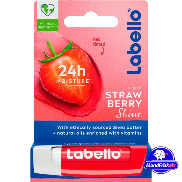 LABELLO Lbepomade Strawberry Shine Lip Balm 4.8g