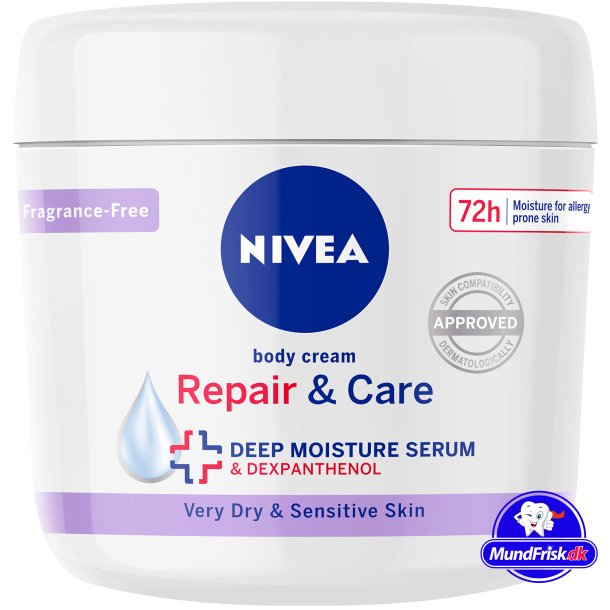 Nivea Repair & Care Body Cream Doftfri 400 ml