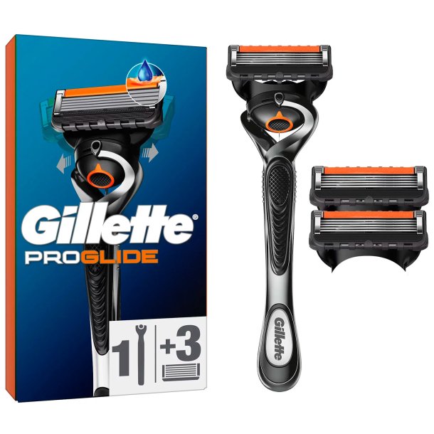 Gillette ProGlide Flexball Barberskraber Inkl. 3 Barberblade