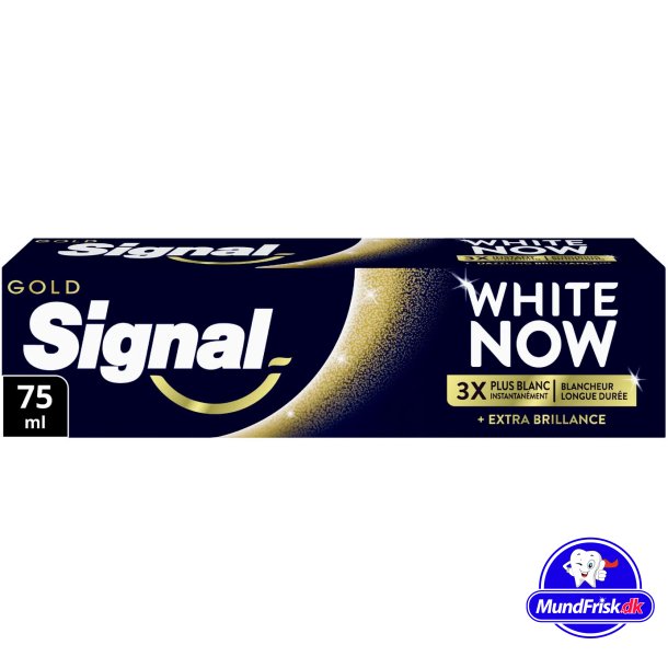 Zahnaufhellende Zahnpasta SIGNAL White Now Gold 75 ml