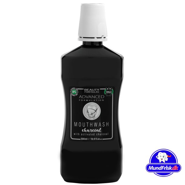 Beauty Formulas Mundwasser Advanced CHARCOAL
