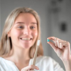 Tandpasta Tabletter HappySoaps Mighty Mint Xylitol Fluorfri 62 stk.