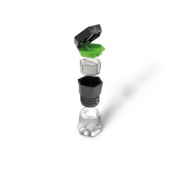 Vitility Pill Processor Pill Box med 5 funktioner