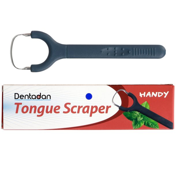 Dentadan Handy Tungerenser + Oral-B Mundskyl 250 ml BL&Aring;