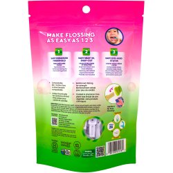 Tandtrd til Brn Kompostbar RADIUS EcoFlex Floss Picks 50 stk.