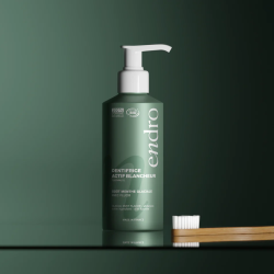 Naturlig Whitening tandkrm ENDRO Icemint Fluorid Aluminiumbehllare med pump 175 g