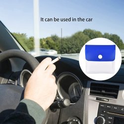 Taschenaschenbecher aus Aluminium und Pappe