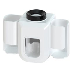 Halter f&uuml;r elektrische Zahnb&uuml;rsten + Zahnpastaspender