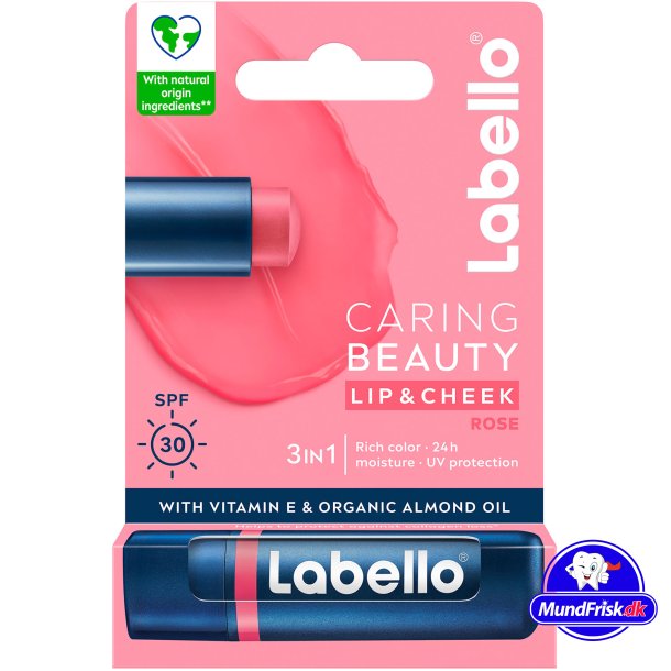 LABELLO Lbepomade Caring Beauty 3in1 SPF 30 Rose 4.8g