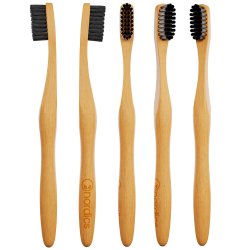 Hllbara tandborstar 4 st. Nordisk bambu