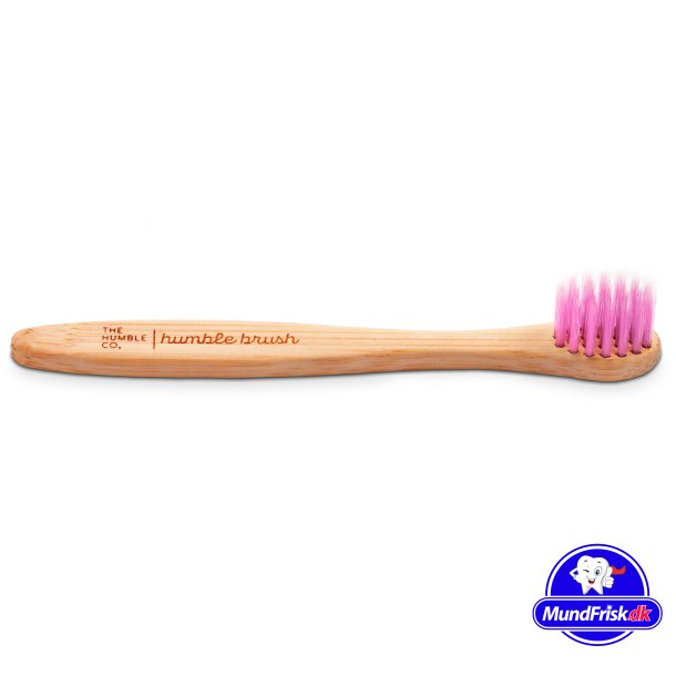 The Humble Co. Baby bambus tannbrste for barn PINK