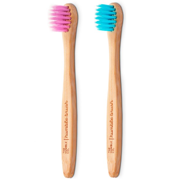 The Humble Co. Baby bambus tannbrste for barn