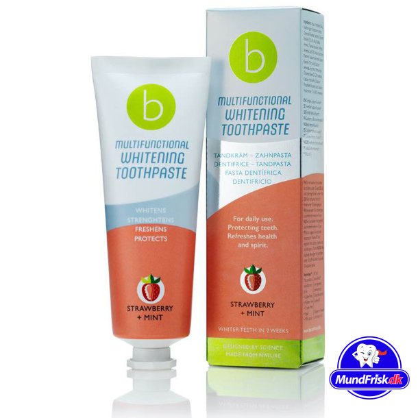 Beconfident Whitening Toothpaste Multifunctional Strawberry + Mint