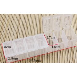 Pillendose Woche, kleine Pillendose, grosses Zimmer