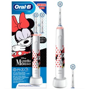 Oral-B Minnie Mouse Junior Elektrisk tandborste fr barn Extra borsthuvud