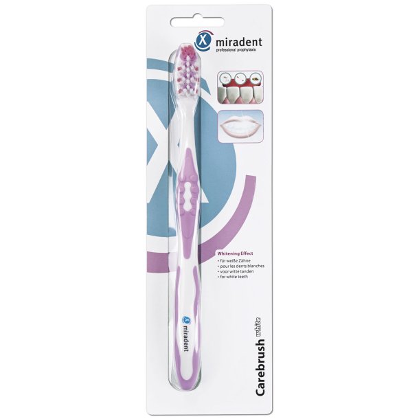 Whitening Tandb�rste MIRADENT Carebrush PINK