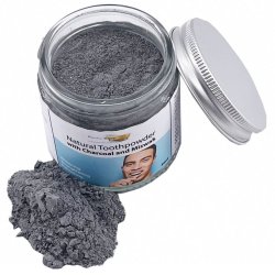 Naturlig tannkrem Powder Funky Soap Charcoal &amp; Miswak