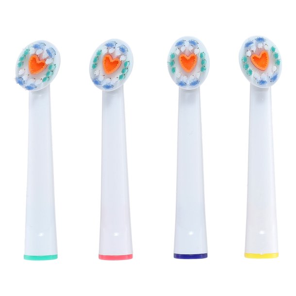 White &amp; Clean Brstehoveder til Oral-B - 3D White kompatible 4 stk.