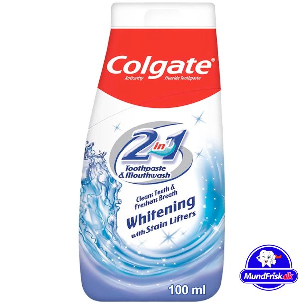 Colgate Toothpaste &amp; Mouthwash 2in1 Whitening 100 ml.