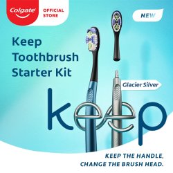 Colgate tannbrste Hold dypt ren myk startsett + 1 refill