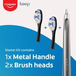 Colgate tannbrste Hold dypt ren myk startsett + 1 refill