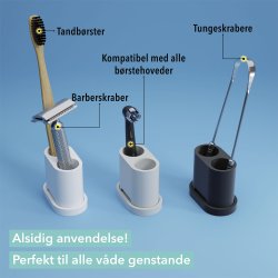 Holder Til 2 Brstehoveder Qikfresh Silikone