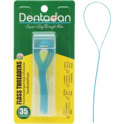 Dentadan Super Easy-Through Threaders Floss 35 pcs.