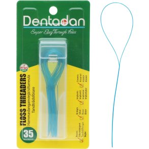 Dentadan Super Easy-Through Threaders Floss 35 stk.