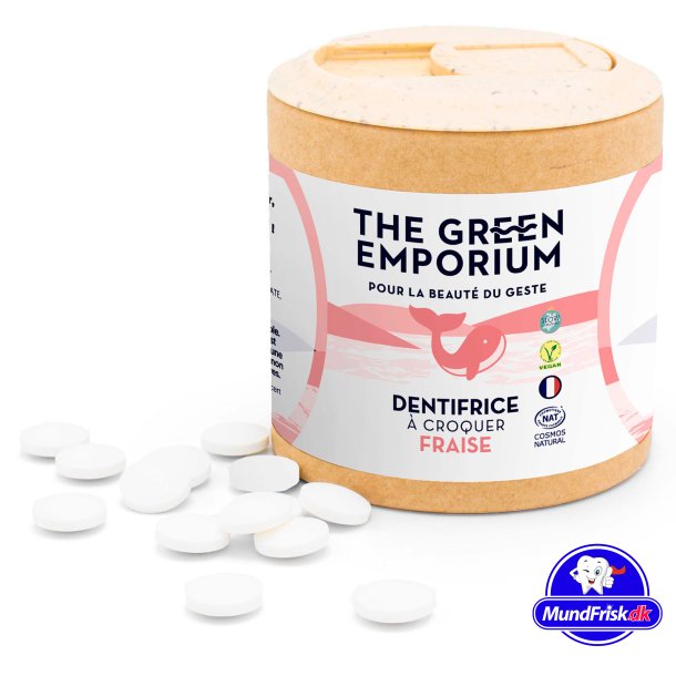Zahnpasta-Tabletten The Green Emporium Strawberry 120 Stk.