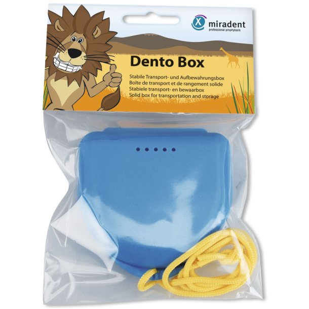 Proteseboks Miradent Dento Box BL&Aring;