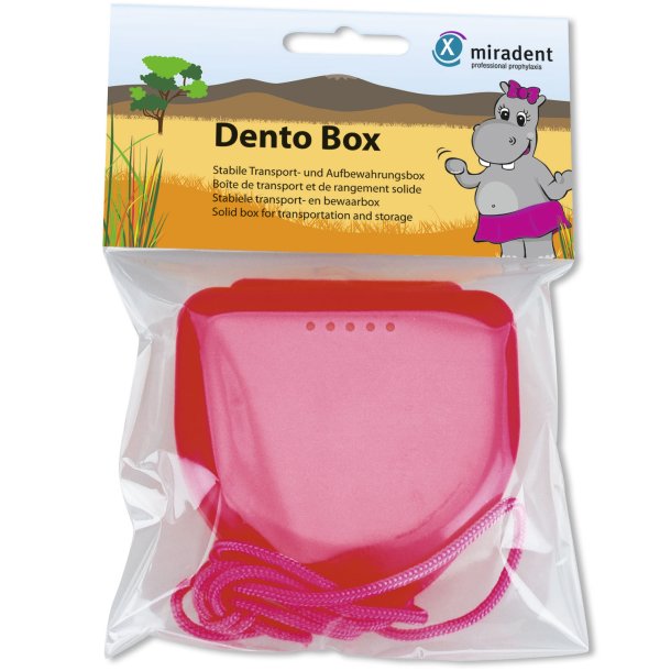 Proteseboks Miradent Dento Box PINK