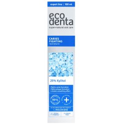 Nat�rliche Xylitol-Zahnpasta ECODENTA gegen Caries Koriander und Lime , 100 ml