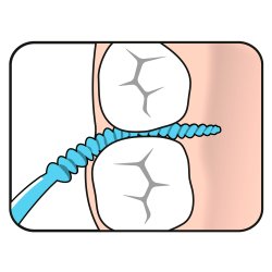 TePe EasyPick 60 stk. Tannpirkerbrster M/L BL
