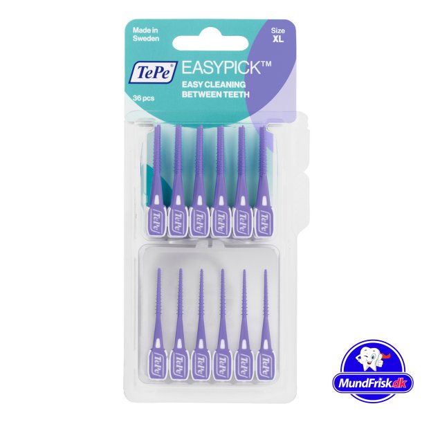 TePe EasyPick Tandpetare Borstar XL Extra Large LILA