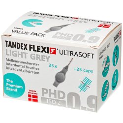 25 stk. Tandex Flexi ULTRASOFT Mellemrumsbrster 0.60 mm ISO 2 LIGHT Grey
