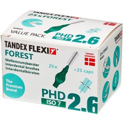 Tandex Flexi 25 stk. Mellemrumsbrster ISO 7 FOREST