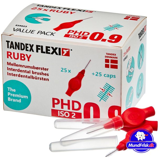 Tandex Flexi 25 Stk. Spaltbrsten ISO 2 RUBY