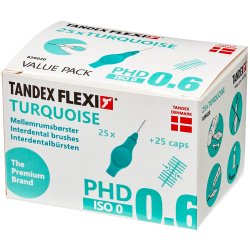 Tandex Flexi 25 st. Gapborstar ISO 0 TURQUOISE