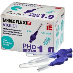 Tandex Flexi 25 stk. Mellemrumsbrster ISO 6 VIOLET