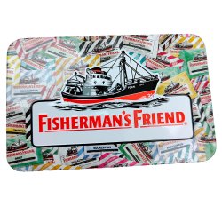 Fishermans Friend metal-dse til Halstabletter
