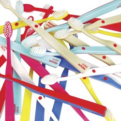 2 stk. Ultrasoft Tandbrster Edel+White Flosserbrush