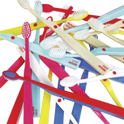 2 stk. Ultrasoft Tandbrster Edel+White Flosserbrush