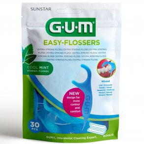 GUM Easy Flossers Flossers Mint 30 st.