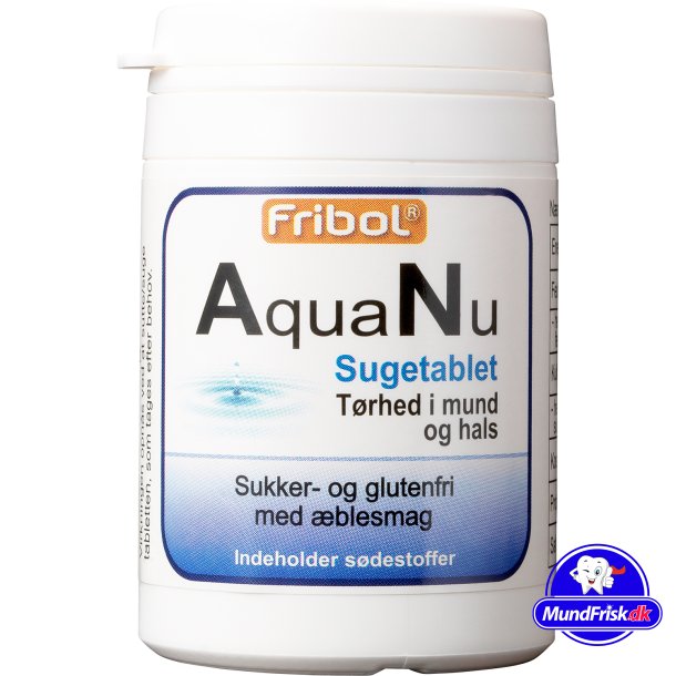 AquaNu Sugetabletter mod tr mund FRIBOL 50g