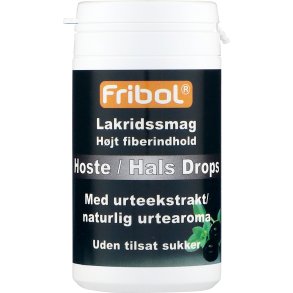 Fribol Lakrits Halsdroppar Hosttabletter 60g