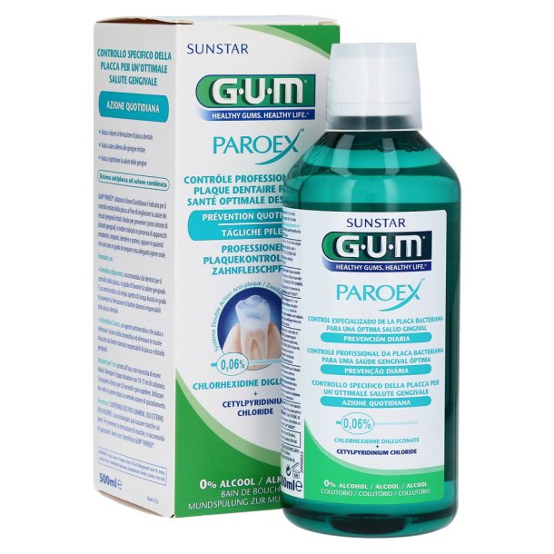 GUM Paroex 0,06% Klorhexidin MUNDSKYL 500 ml