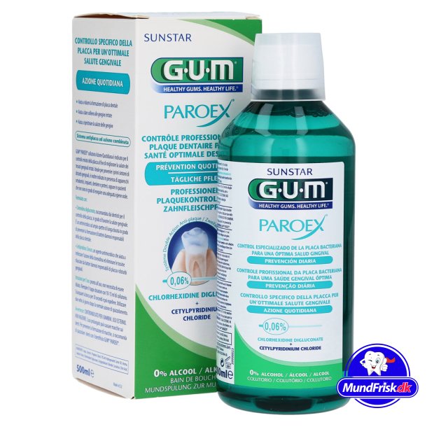 GUM Paroex 0,06 % Chlorhexidin MUNDSPLUNG 500 ml