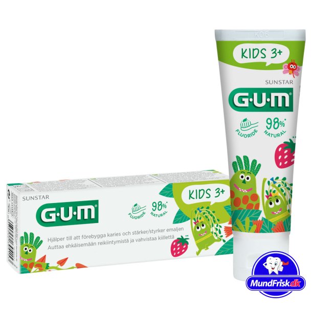 GUM Barnetannkrem Barn Strawberry 3+ 50 ml