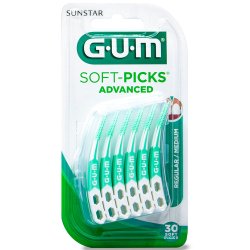 GUM Soft-Picks Advanced MEDIUM 30 stk.